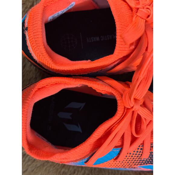 Adidas X SpeedPortal Messi.3 FG J Soccer Cleats Youth Size 2-5 Orange Blue Black - Picture 5 of 11